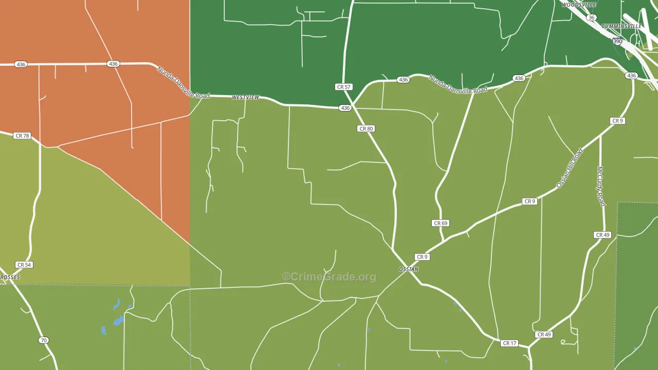 Westview, NY Map of Assault Rates