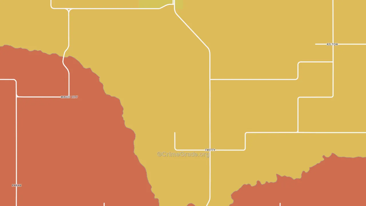 Wheeler County, TX Map of Assault Rates