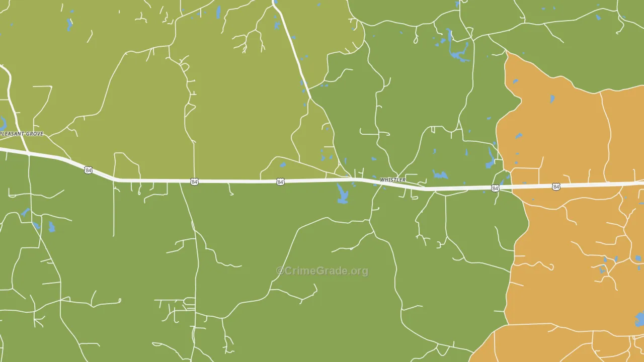 Whistler, MS Map of Assault Rates