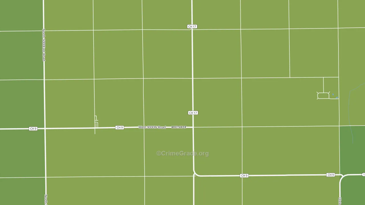 Whitaker, IL Map of Assault Rates