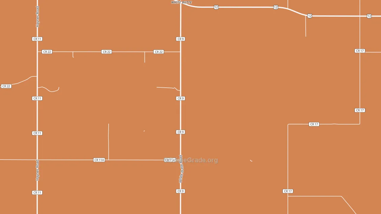 White Butte, SD Map of Assault Rates