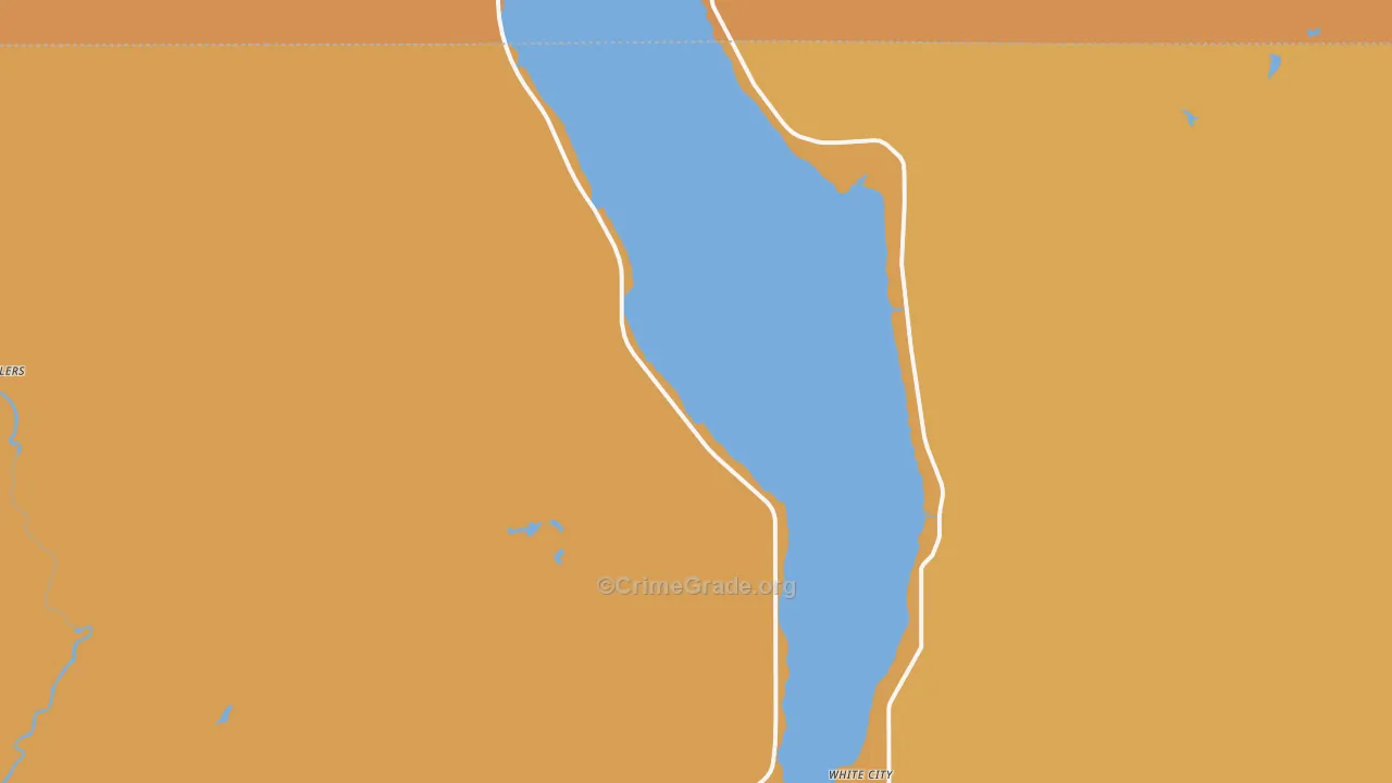 White City, MI Map of Assault Rates