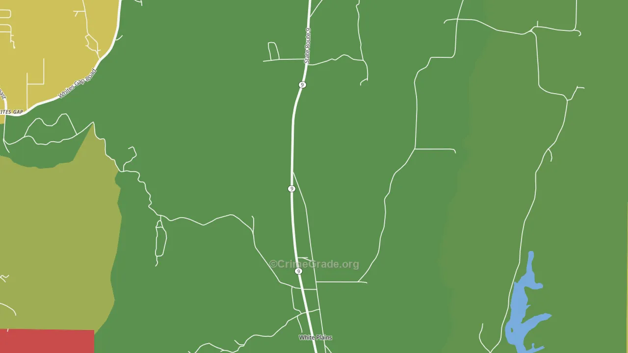 White Plains, AL Map of Assault Rates