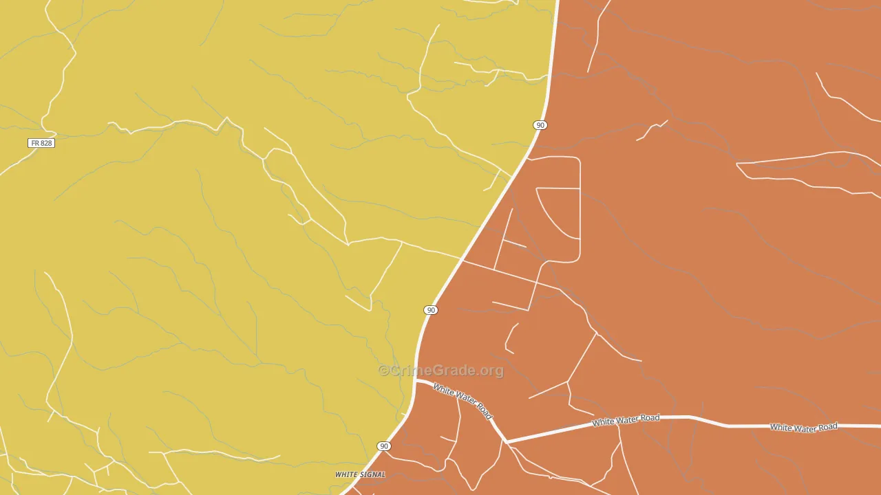 White Signal, NM Map of Assault Rates