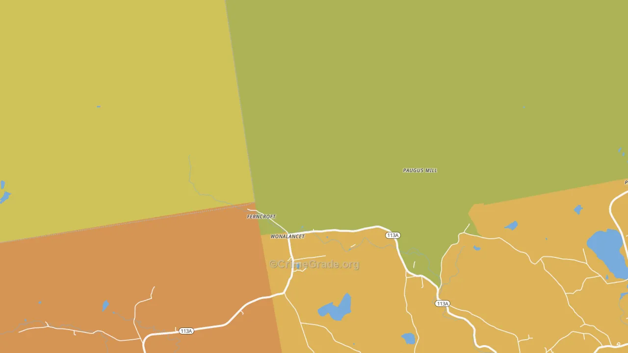 Whiteface, NH Map of Assault Rates