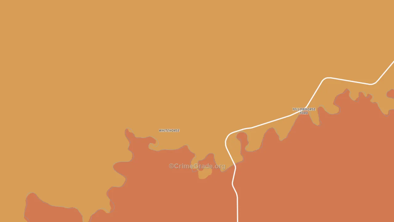 Whitehorse, SD Map of Assault Rates