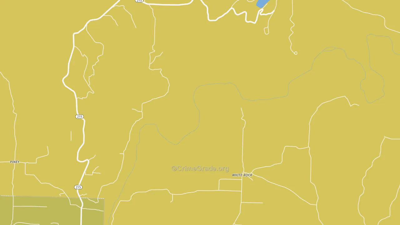 Whiterock, AR Map of Assault Rates