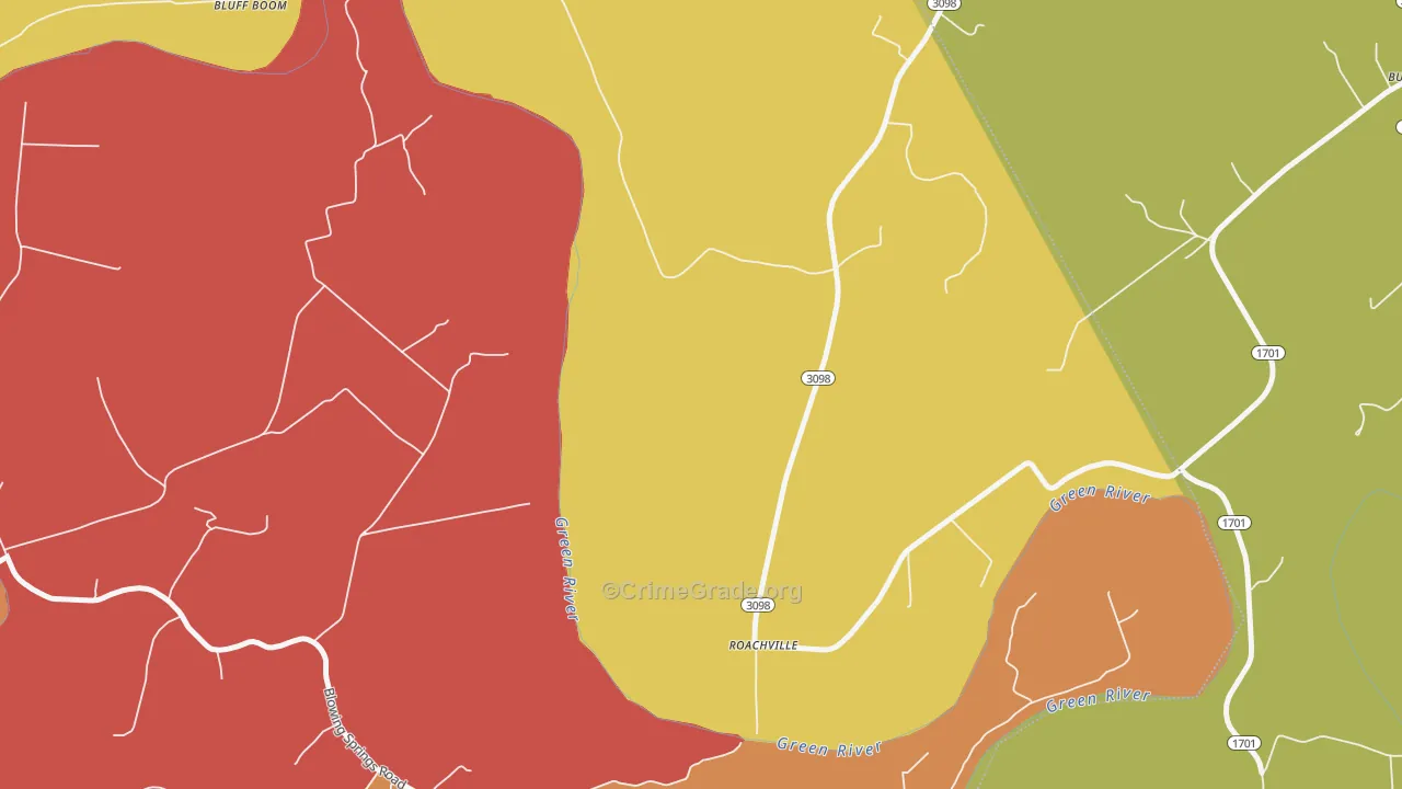 Whitewood, KY Map of Assault Rates
