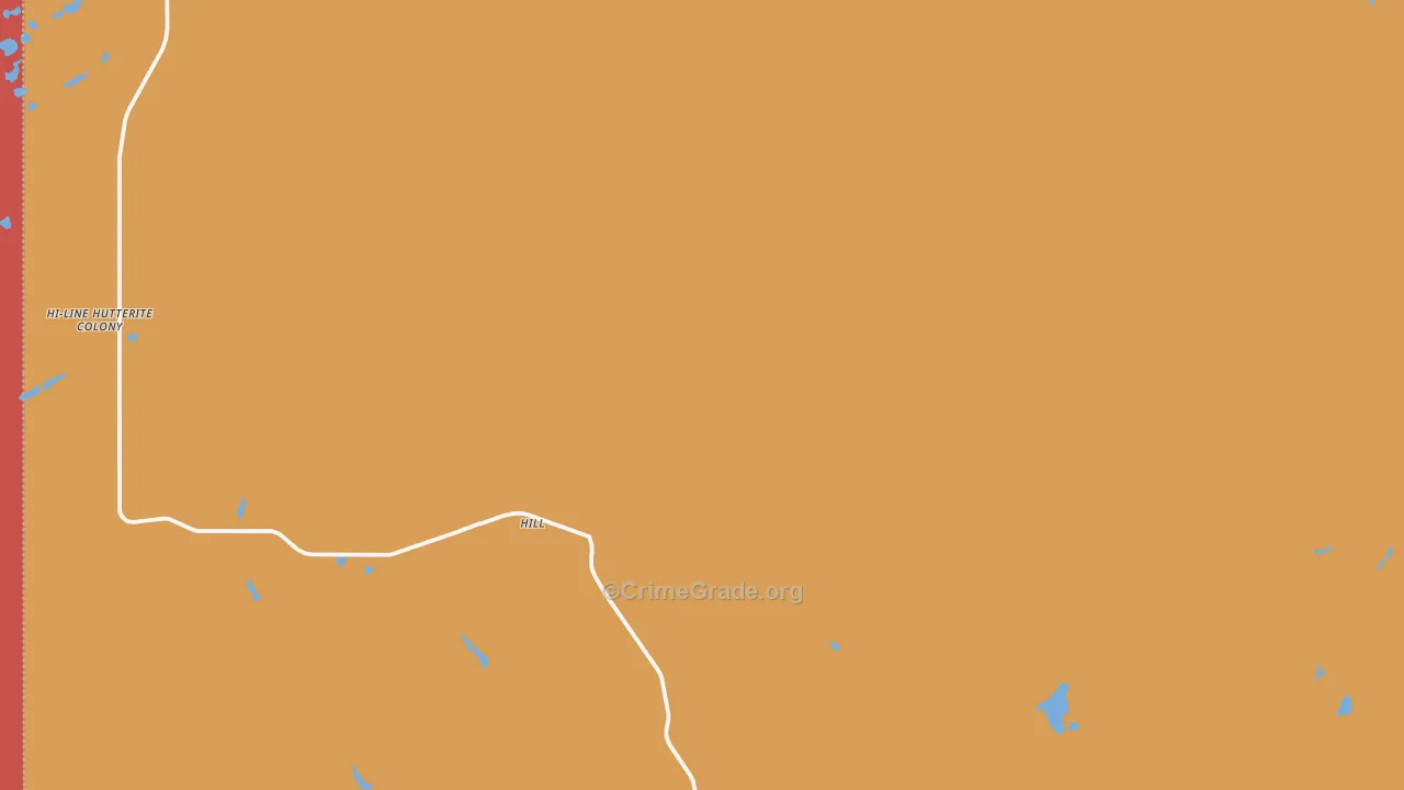 Whitlash, MT Map of Assault Rates