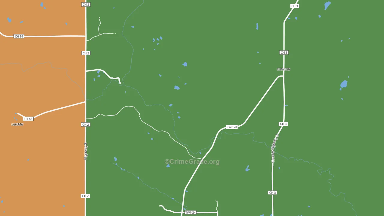 Whyte, MN Map of Assault Rates