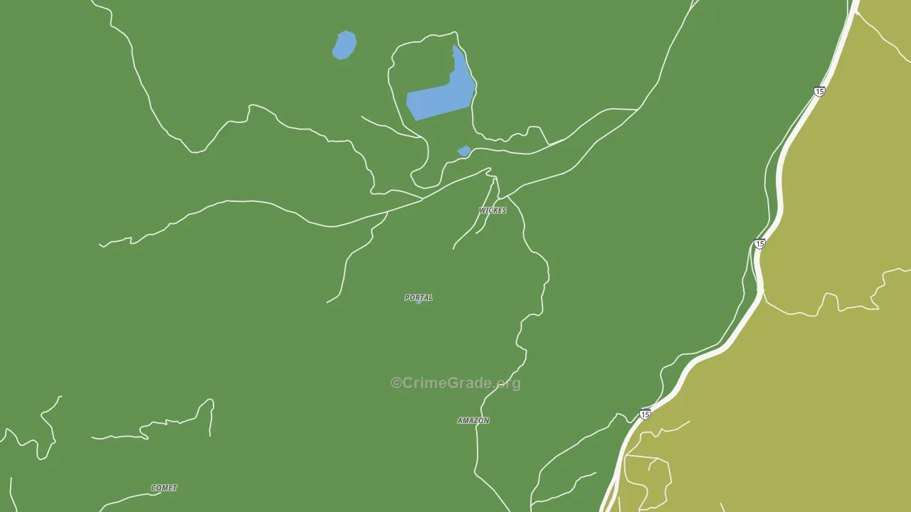 Wickes, MT Map of Assault Rates