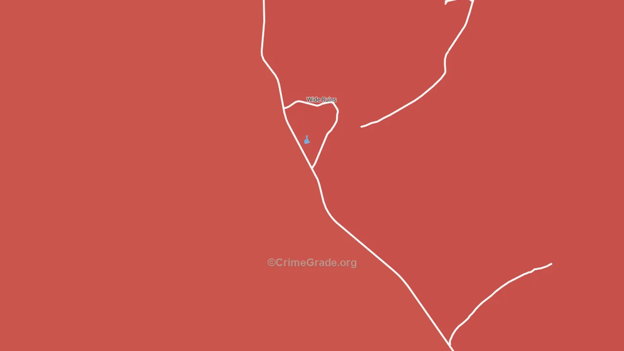 Wide Ruins, AZ Map of Assault Rates