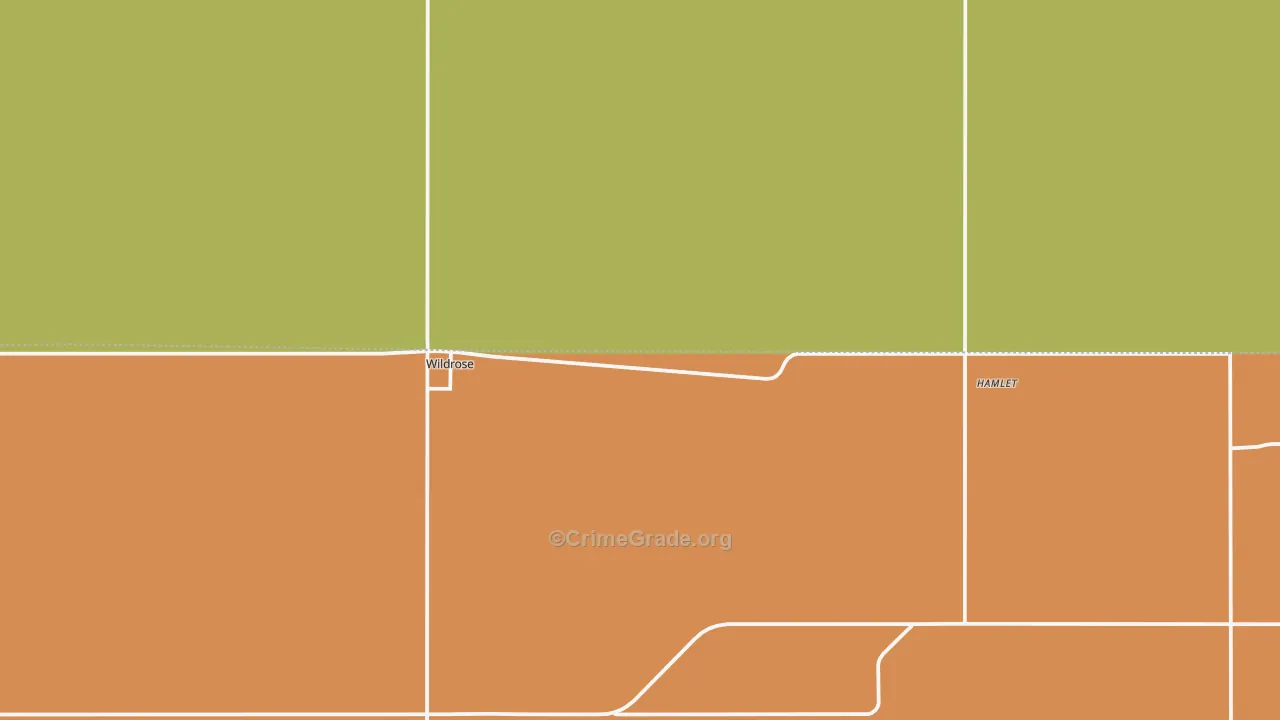 Wildrose, ND Map of Assault Rates