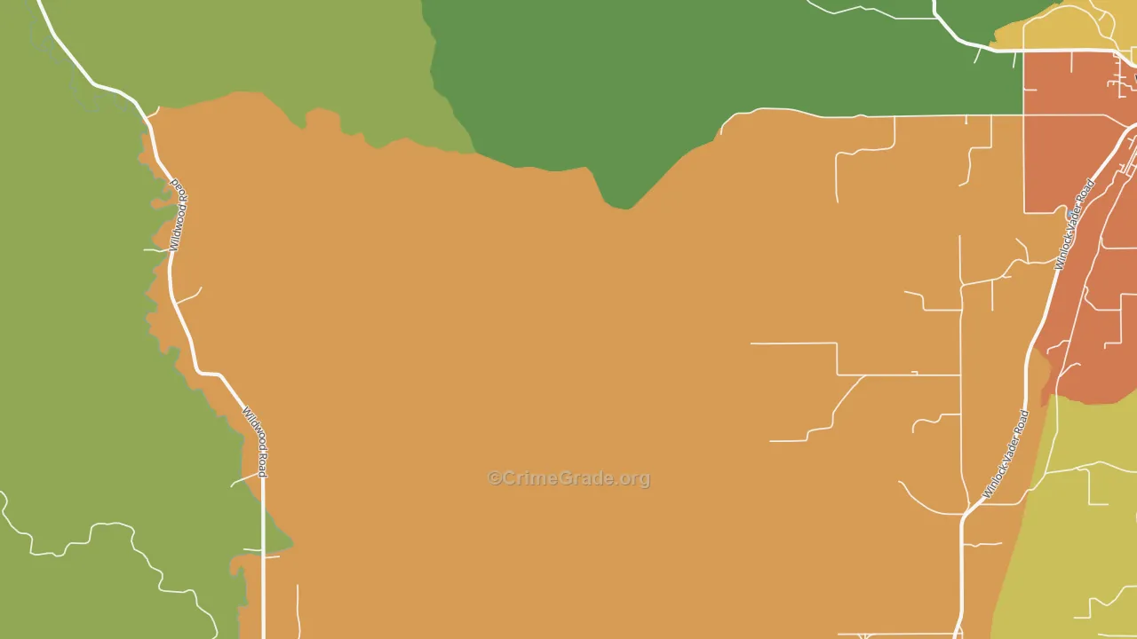 Wildwood, WA Map of Assault Rates