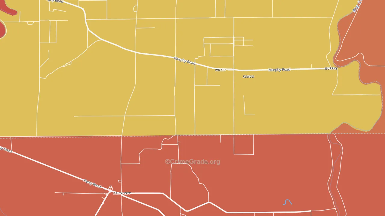 Willet, MS Map of Assault Rates