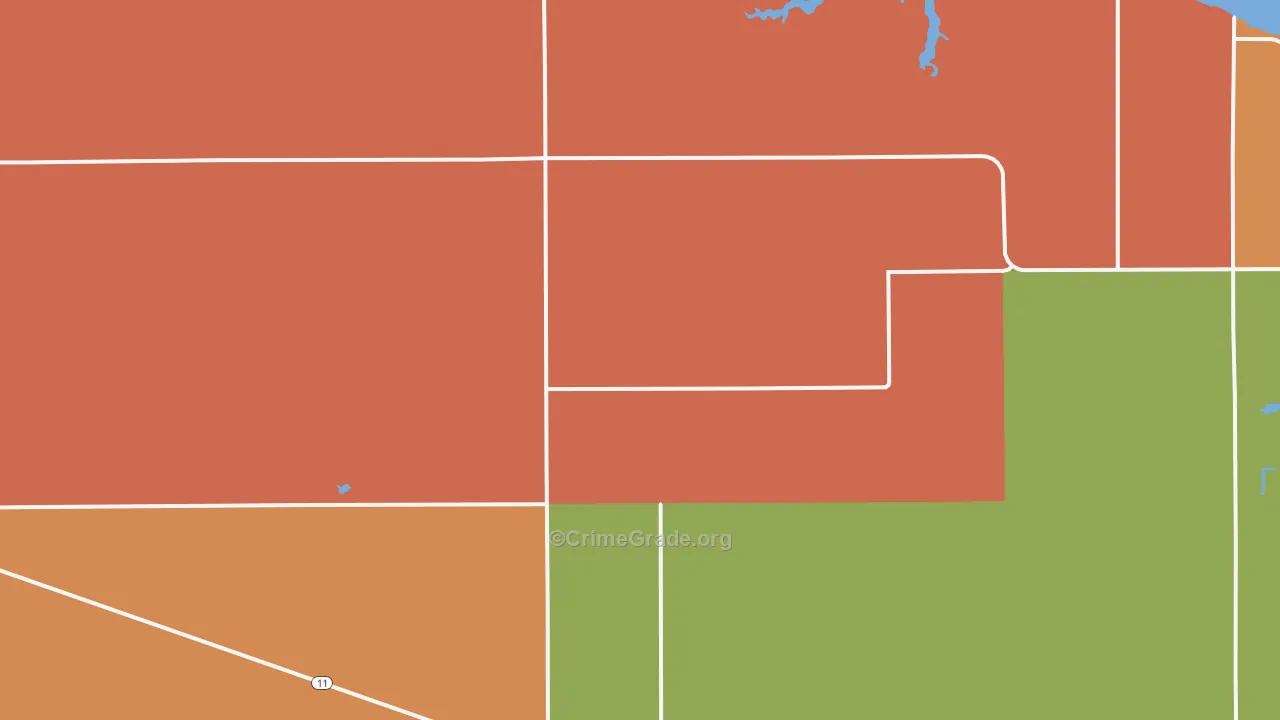 Williams, MN Map of Assault Rates