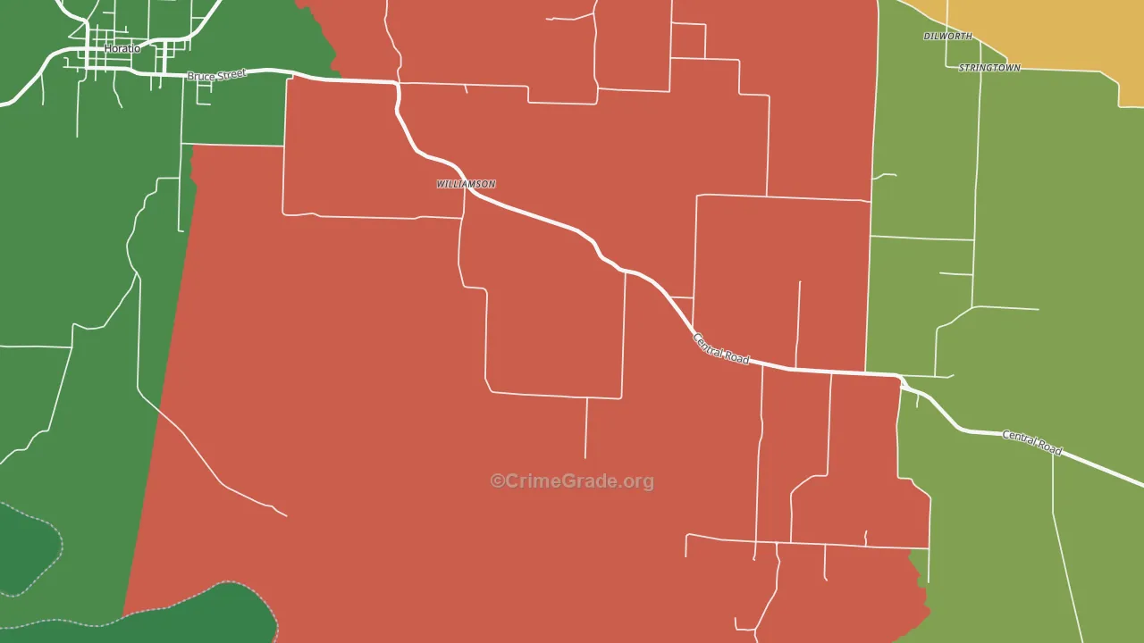 Williamson, AR Map of Assault Rates