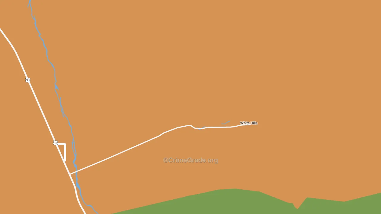 Willow Beach, AZ Map of Assault Rates
