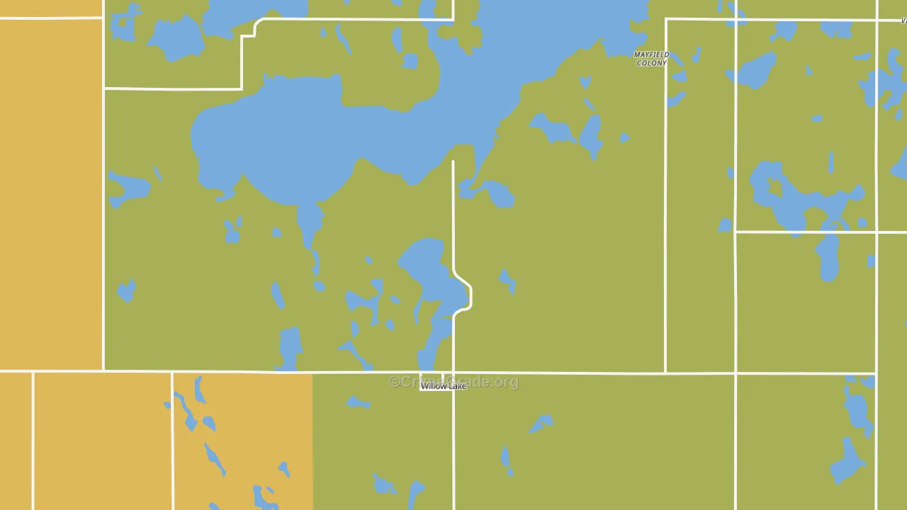 Willow Lake, SD Map of Assault Rates