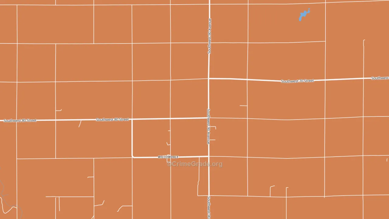 Willowdale, KS Map of Assault Rates