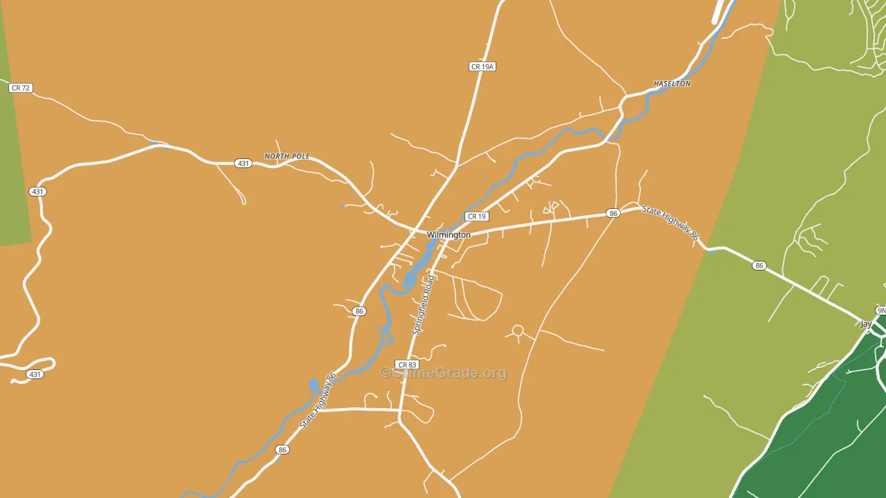 Wilmington, NY Map of Assault Rates