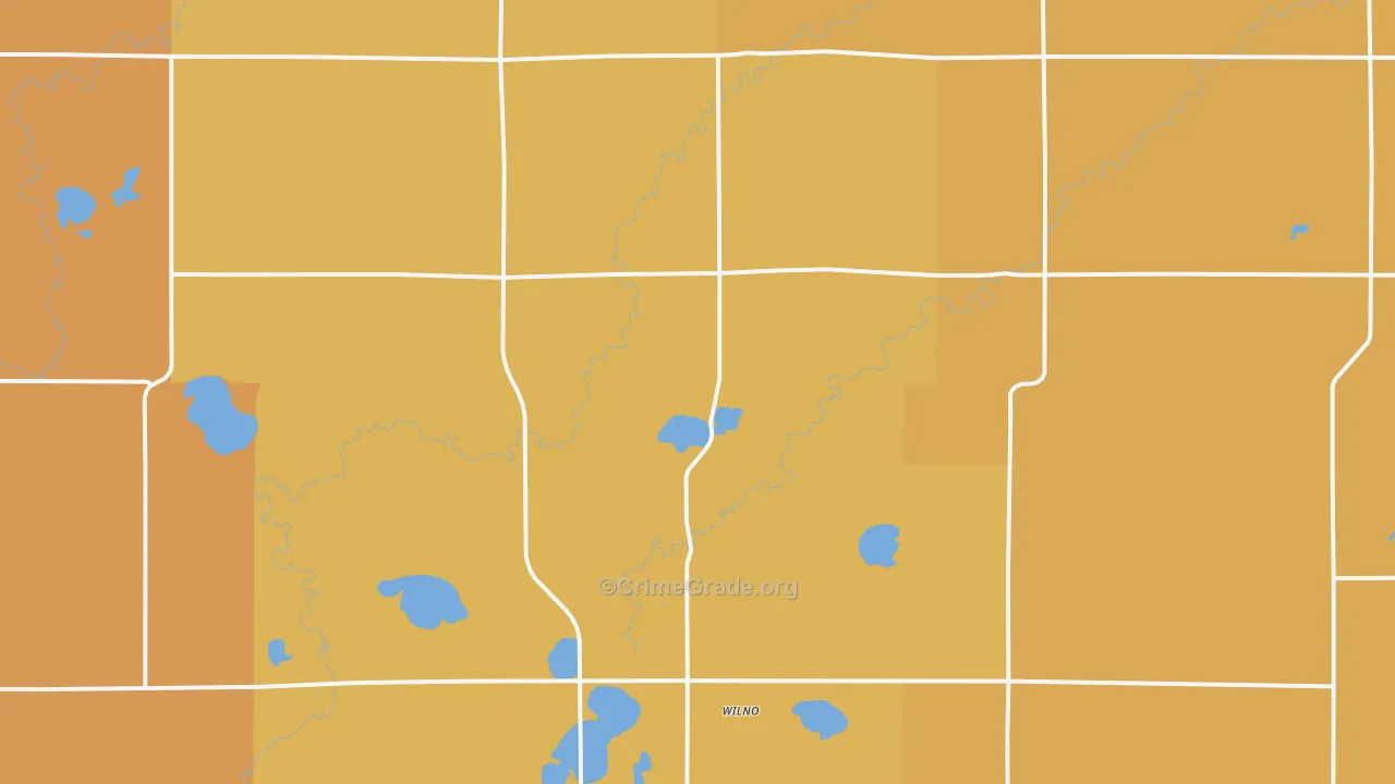Wilno, MN Map of Assault Rates