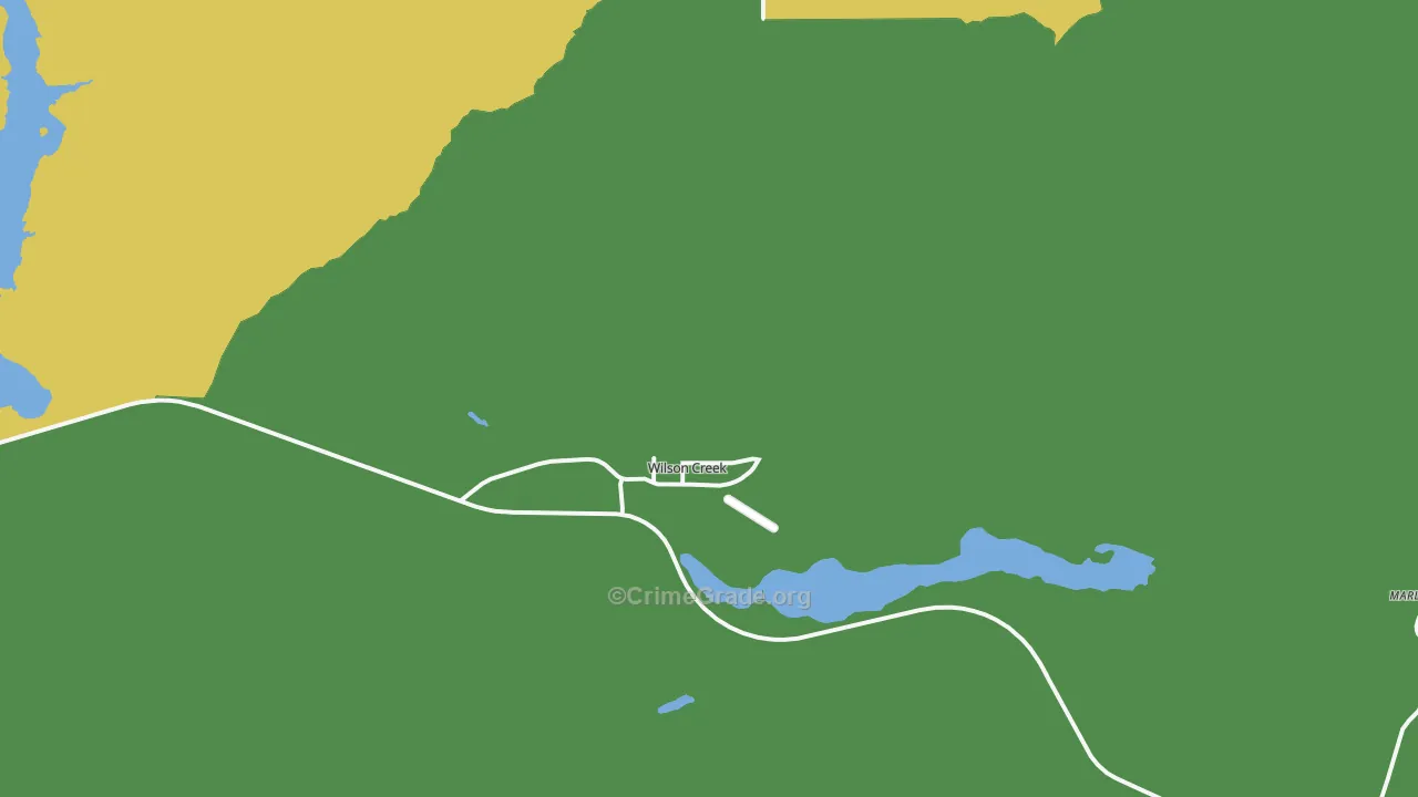 Wilson Creek, WA Map of Assault Rates