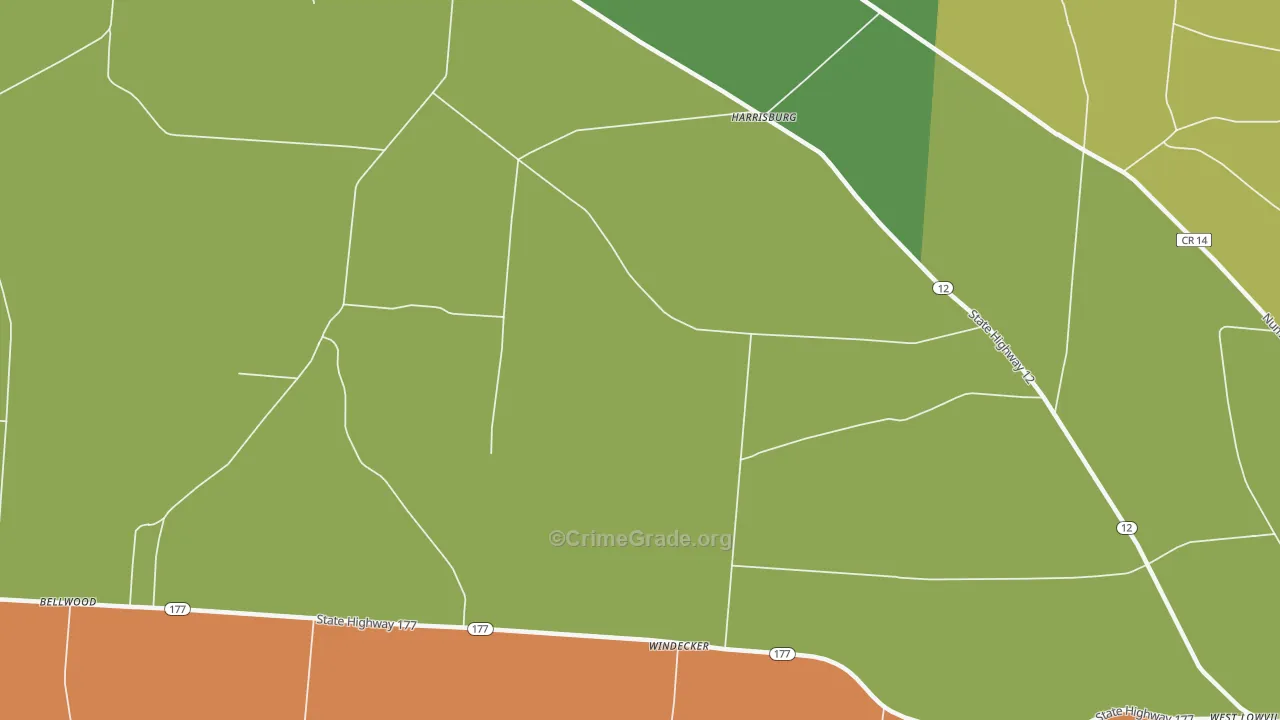 Windecker, NY Map of Assault Rates