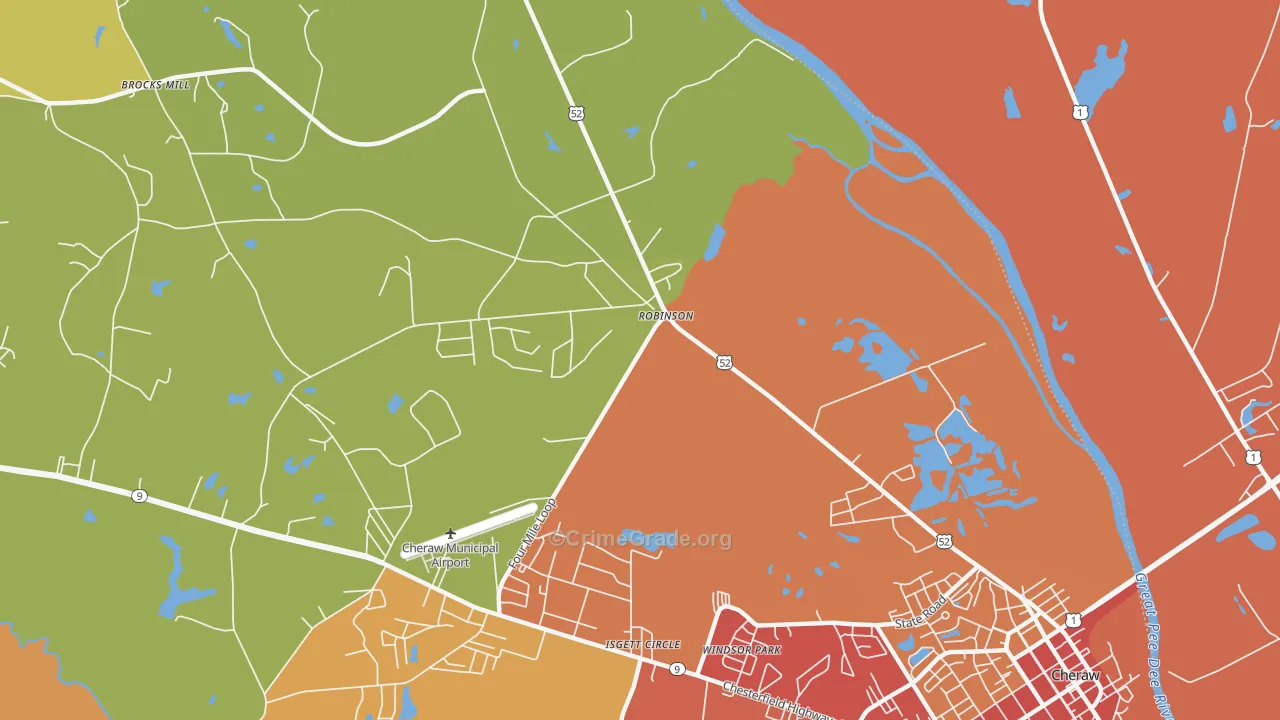 Windsor Park, SC Map of Assault Rates