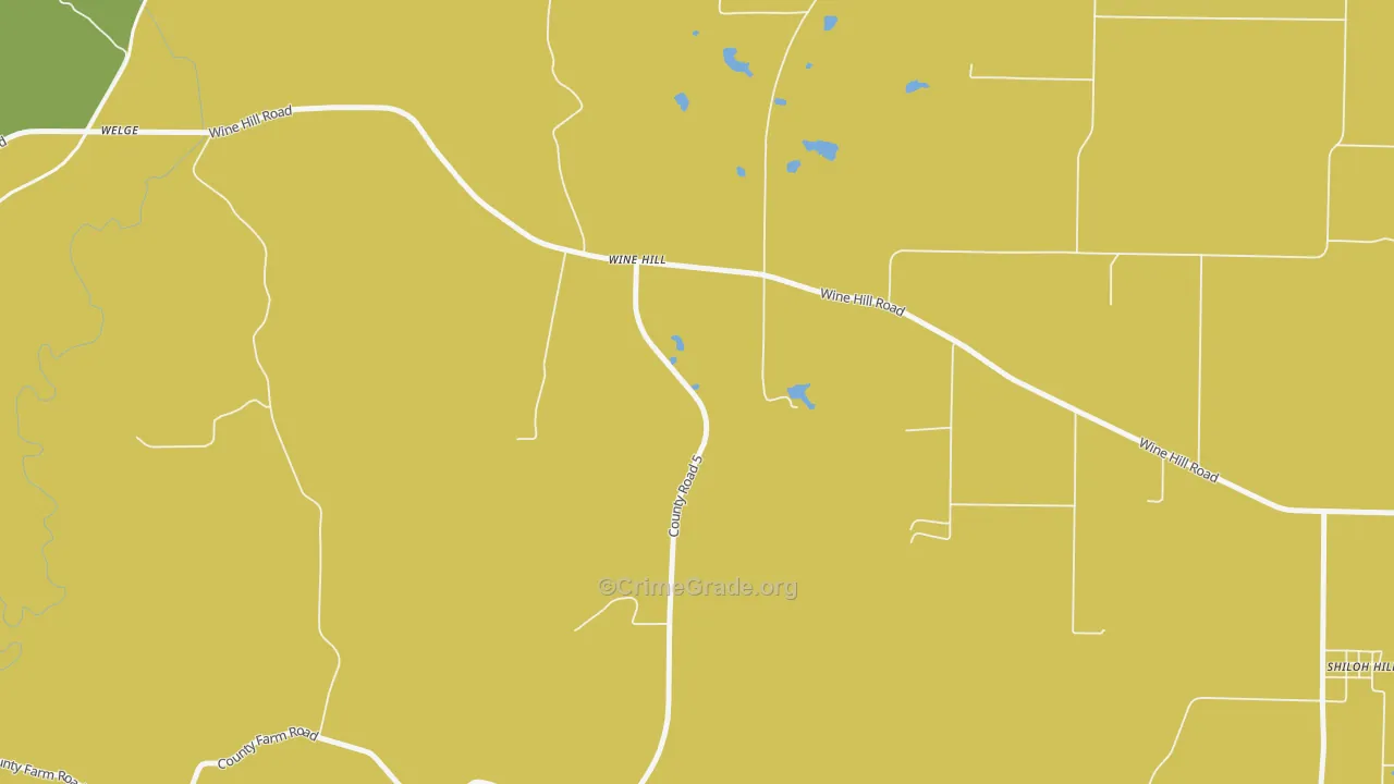 Wine Hill, IL Map of Assault Rates