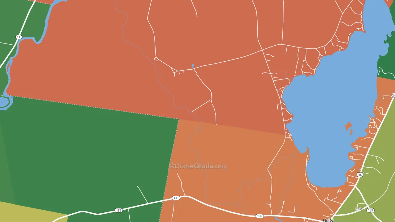 Winnecook, ME Map of Assault Rates