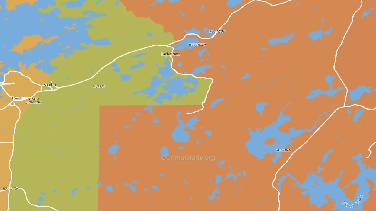 Winton, MN Map of Assault Rates