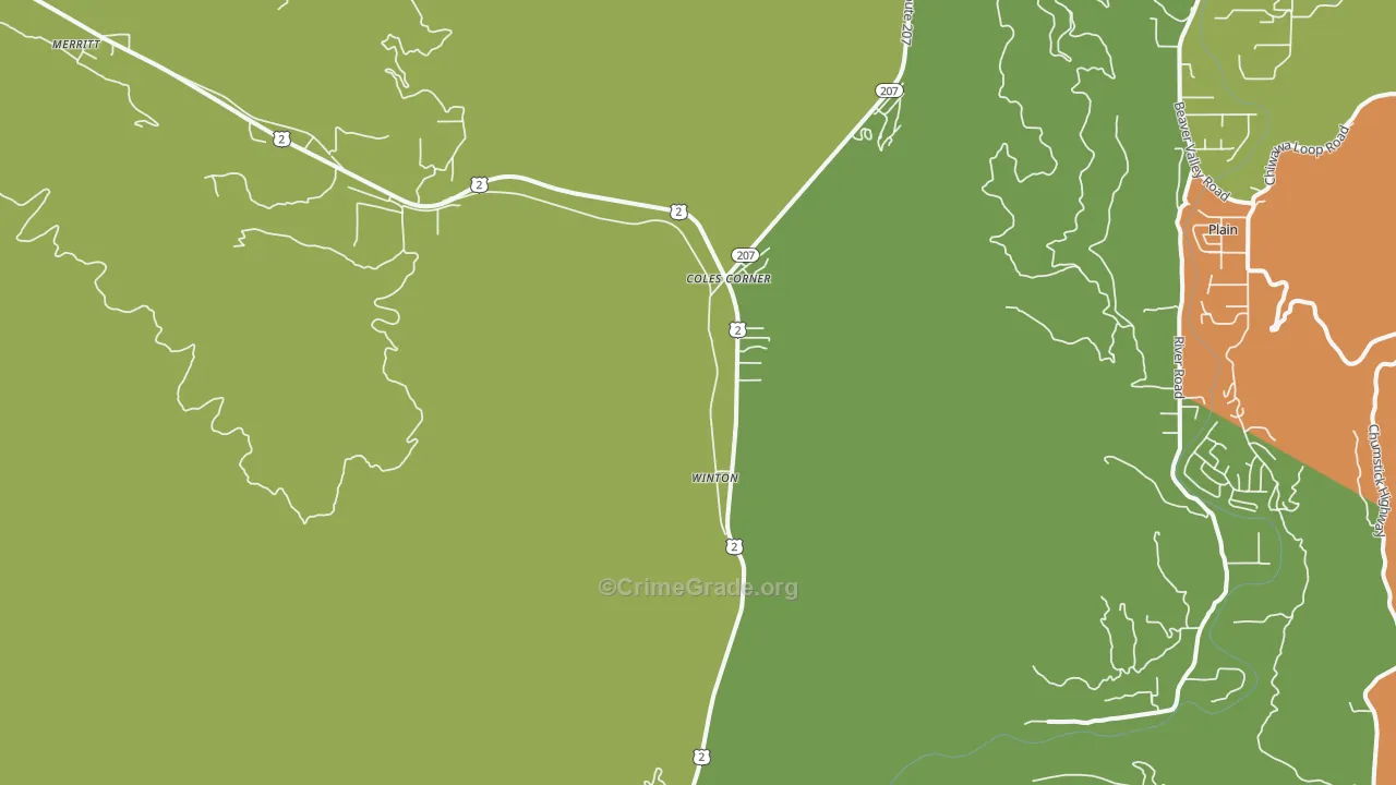 Winton, WA Map of Assault Rates