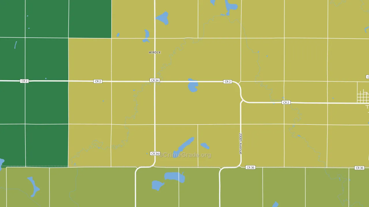 Wirock, MN Map of Assault Rates