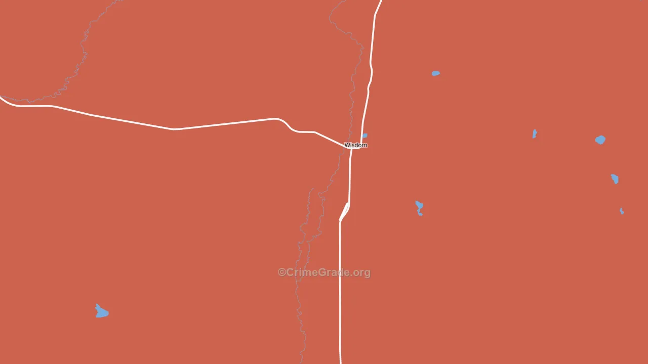 Wisdom, MT Map of Assault Rates