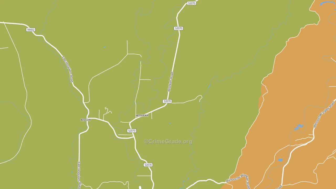 Wishkah, WA Map of Assault Rates