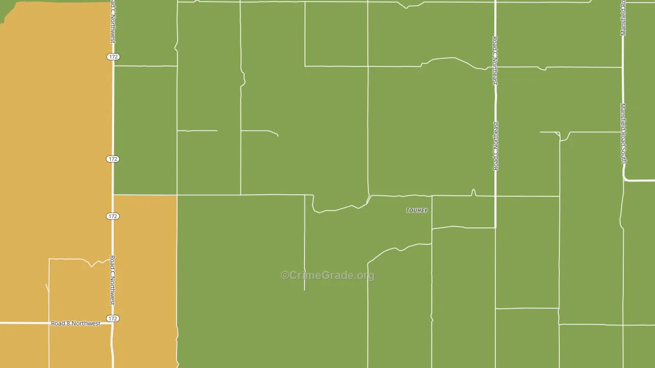 Withrow, WA Map of Assault Rates