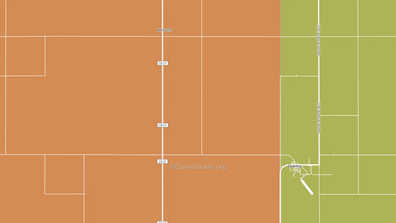 Wolseth, ND Map of Assault Rates