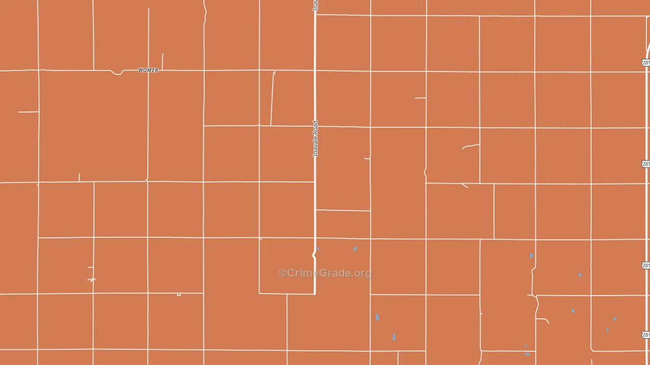 Womer, KS Map of Assault Rates