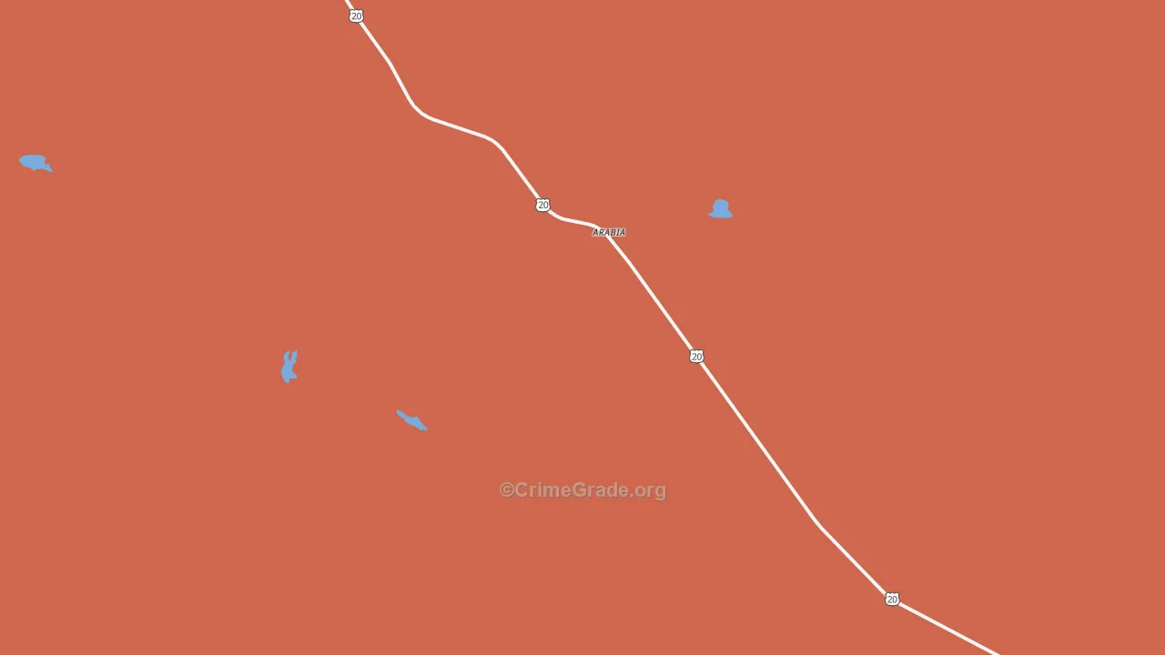 Wood Lake, NE Map of Assault Rates