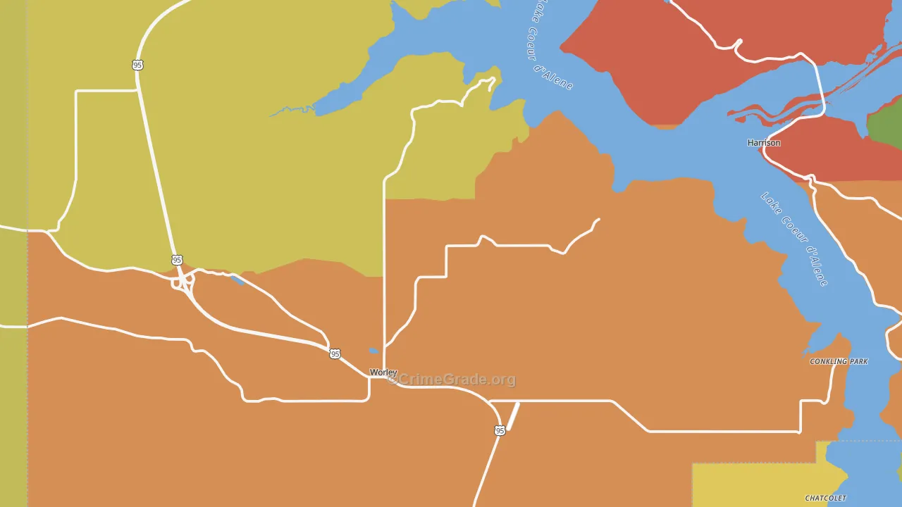 Worley, ID Map of Assault Rates