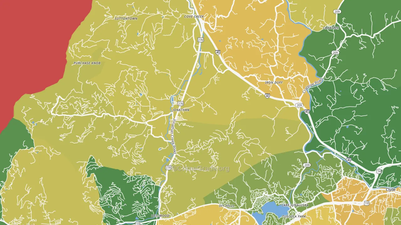 Worley, NC Map of Assault Rates