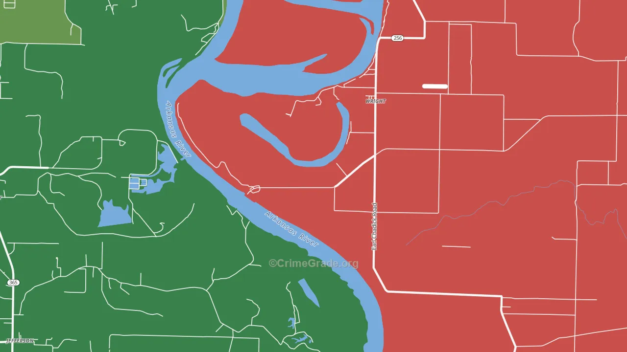 Wright, AR Map of Assault Rates