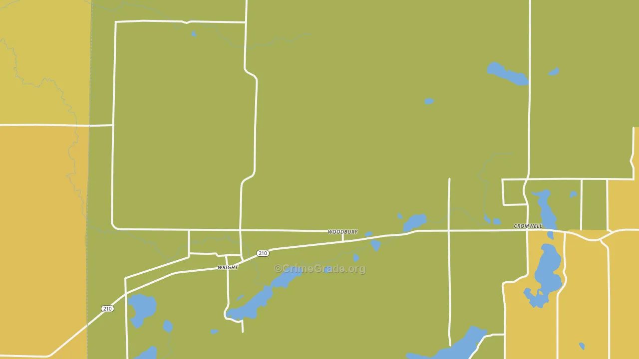 Wright, MN Map of Assault Rates