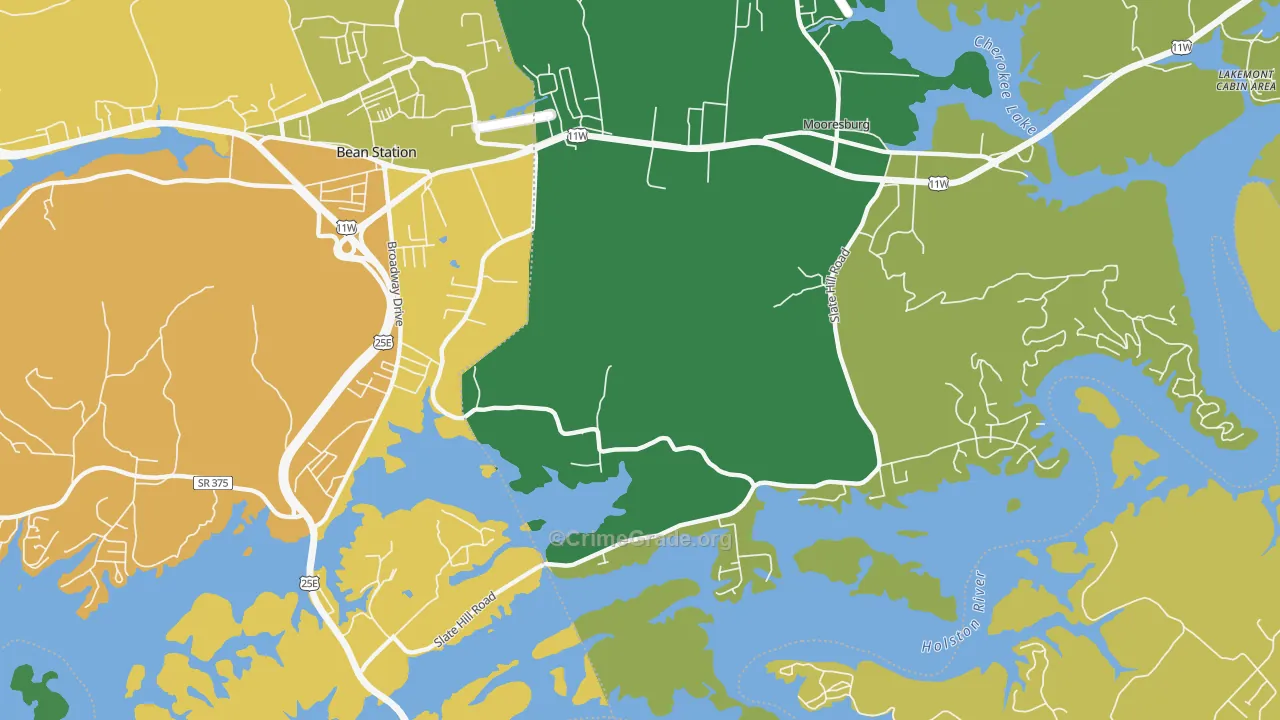 Wyatt Village, TN Map of Assault Rates