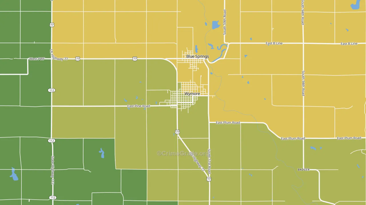 Wymore, NE Map of Assault Rates
