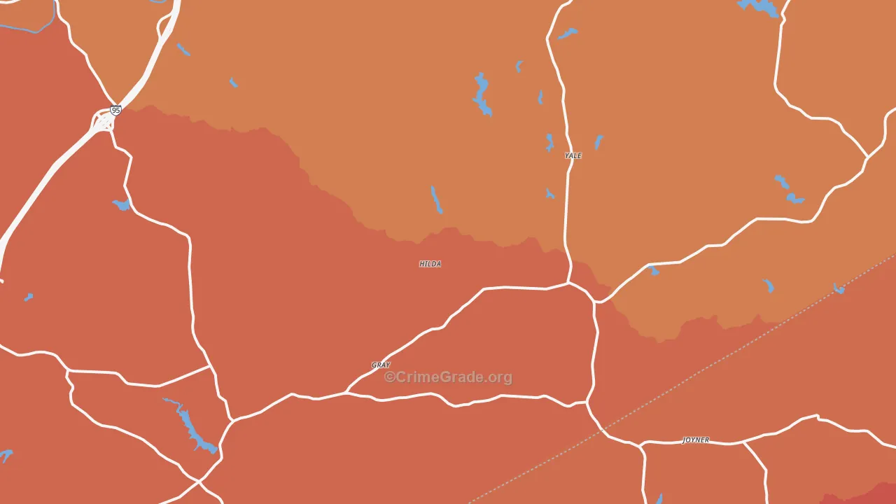 Yale, VA Map of Assault Rates