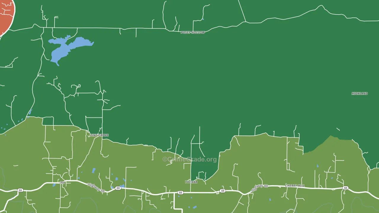 Yocana, AR Map of Assault Rates