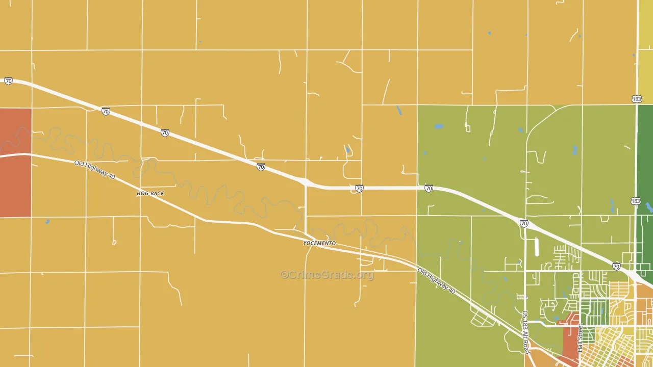 Yocemento, KS Map of Assault Rates