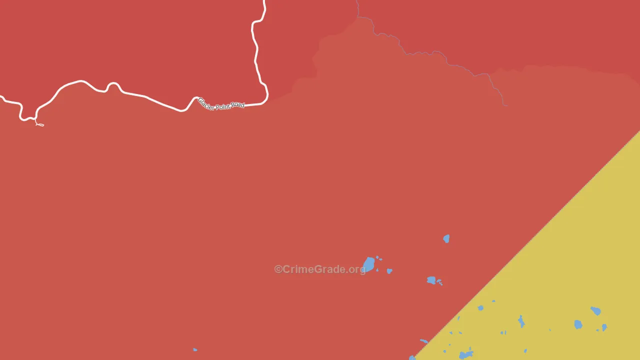 Yosemite Junction, CA Map of Assault Rates